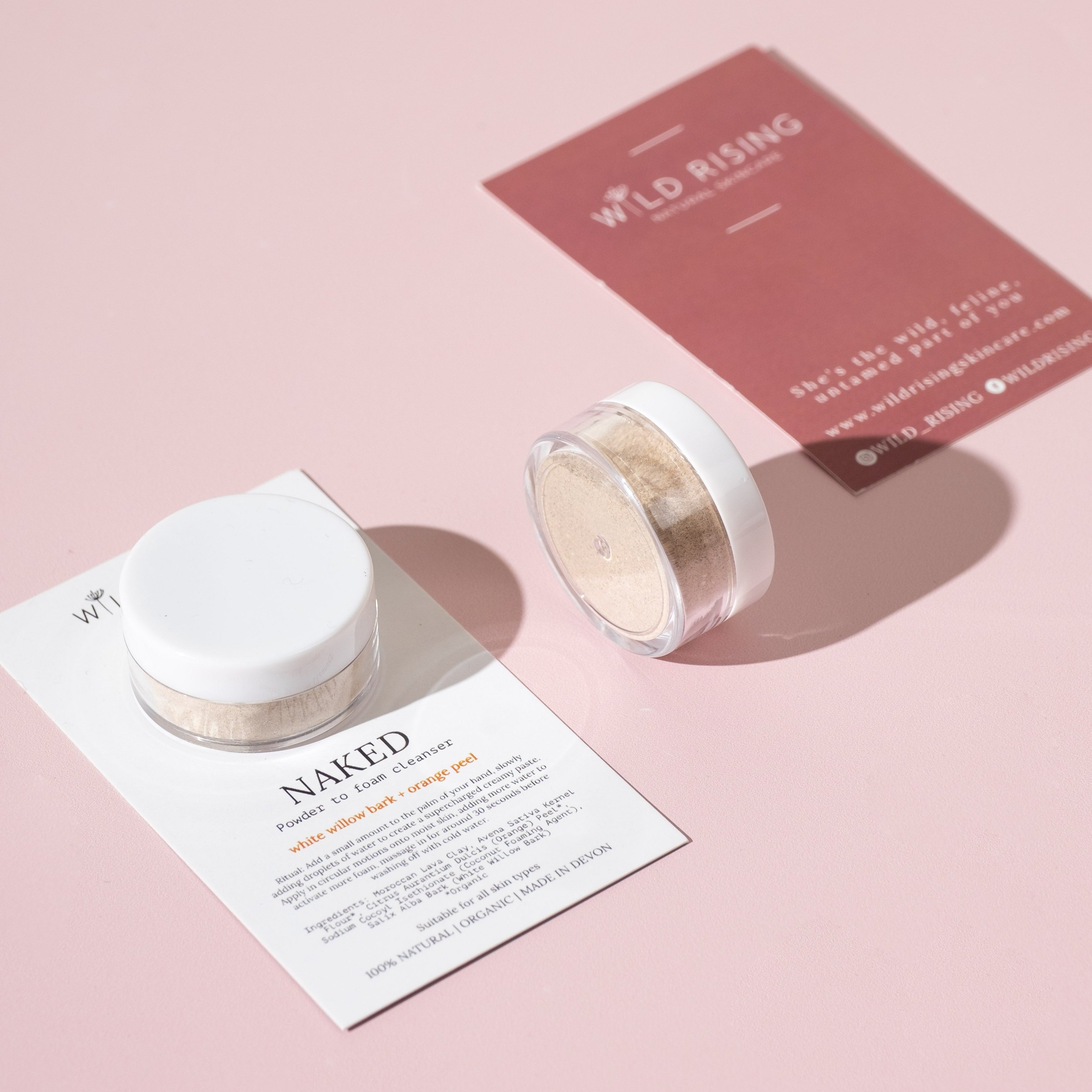Naked powder to foam cleanser mini