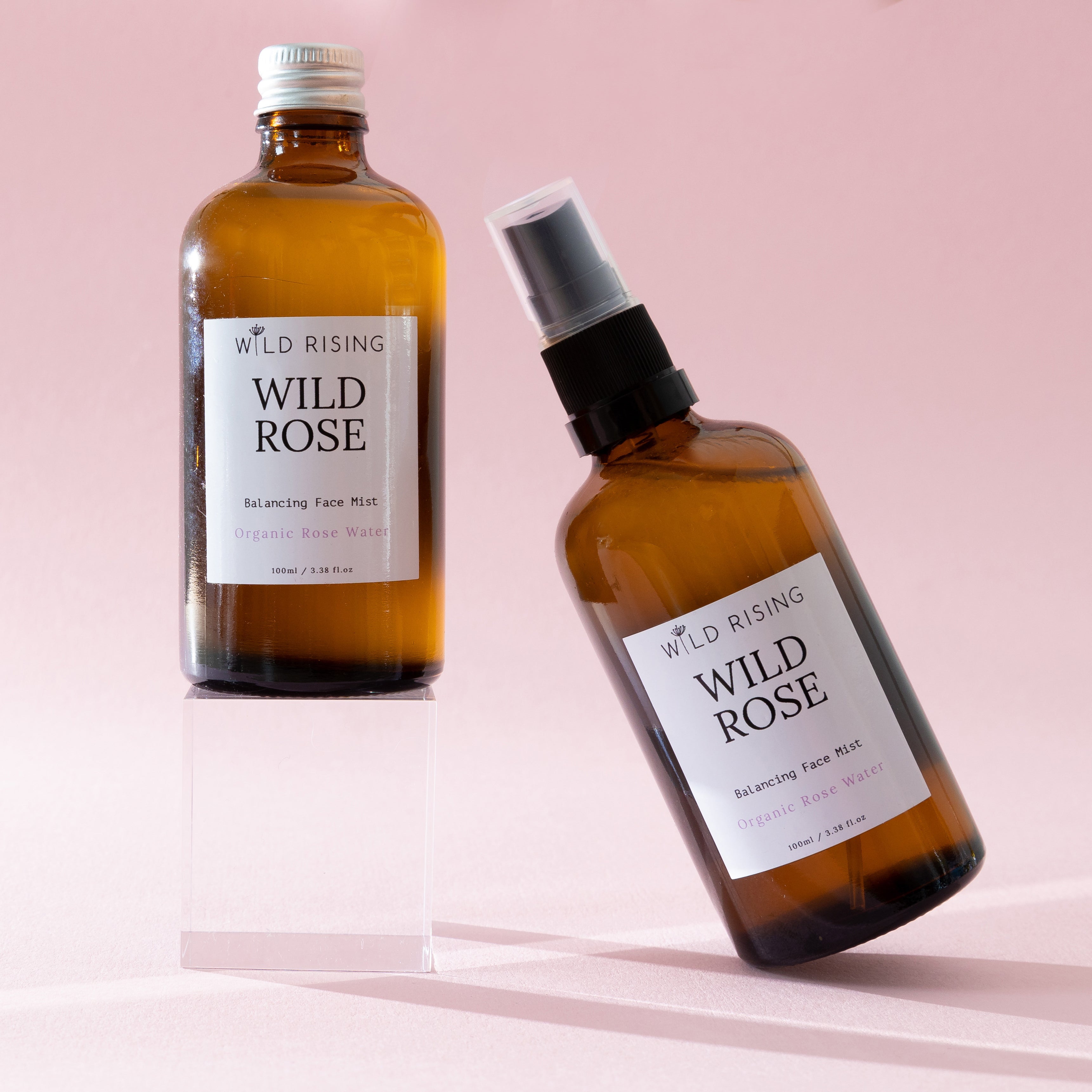 wild rose organic rose water toner refill