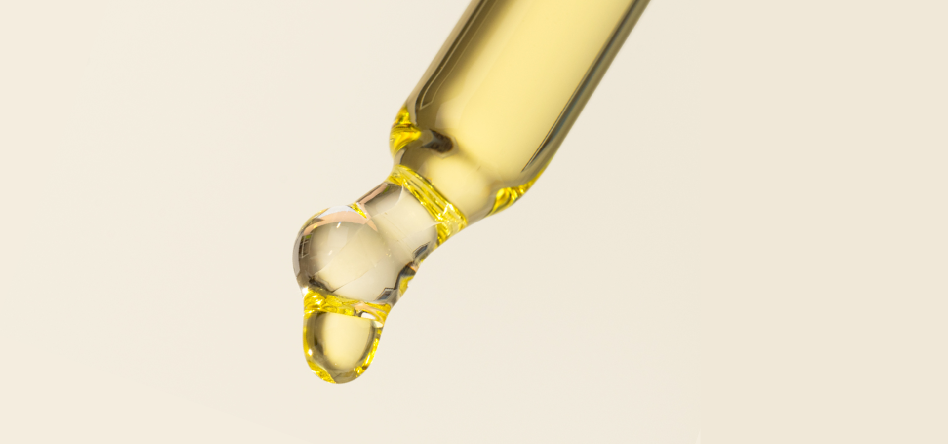 rose hip in a pipette with drop