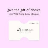 wild rising skincare natural e-gift card