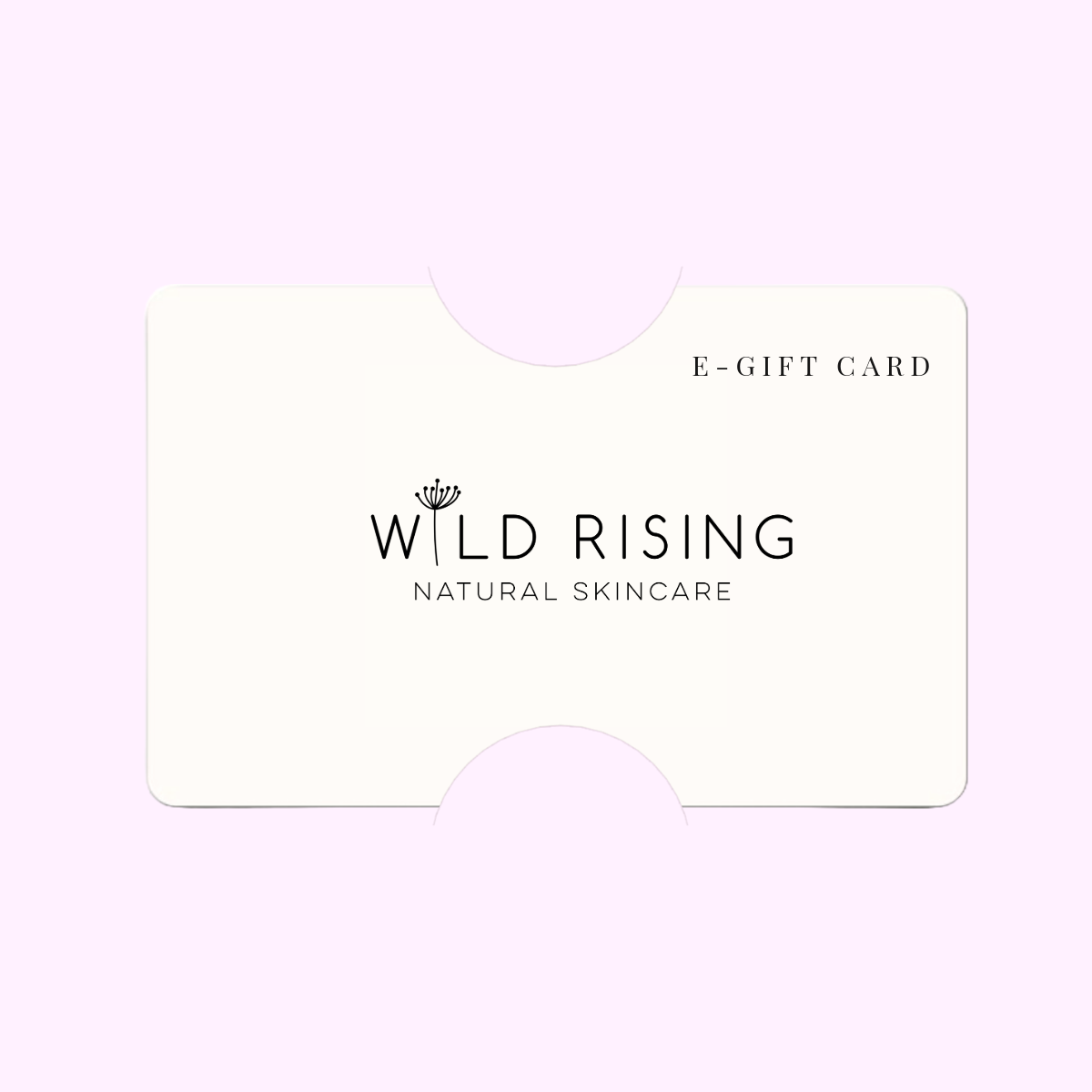 wild rising skincare natural e gift card