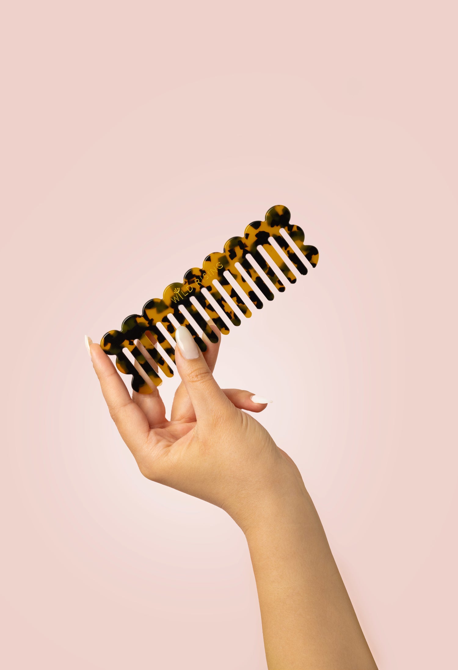 Cellulose Acetate Wide Tooth Detangling Comb