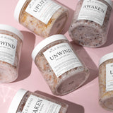 wild rising skincare natural bath salt collection