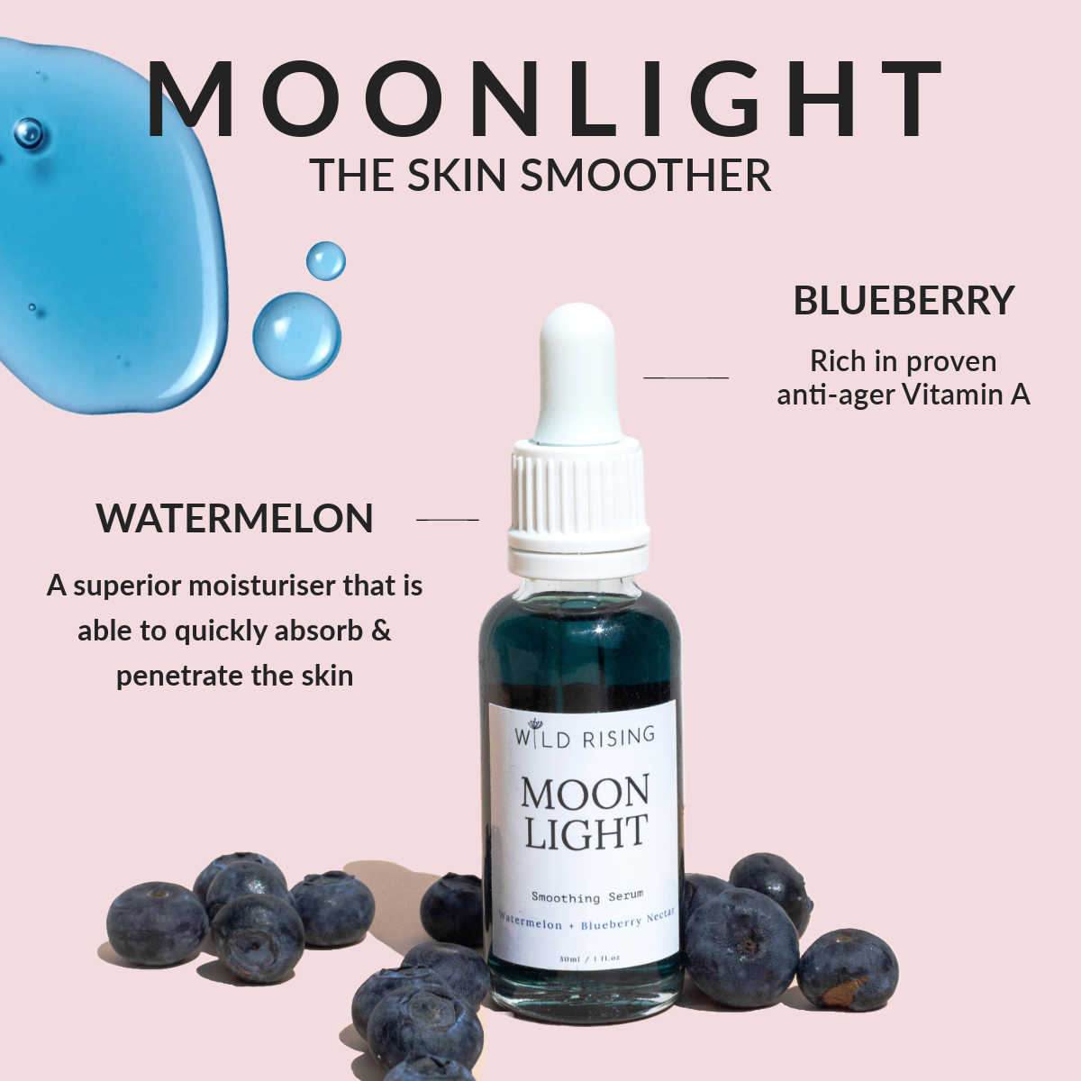 graphic explaining ingredients in moonlight face oil