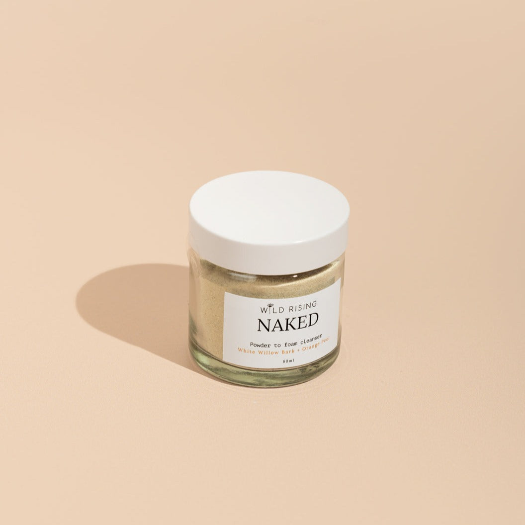 naked powder to foam cleanser cleansing grain