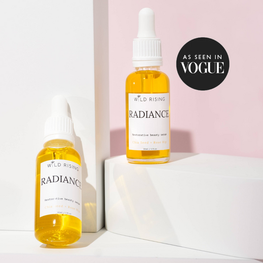 radiance face oil stood up natural skincare wild rising