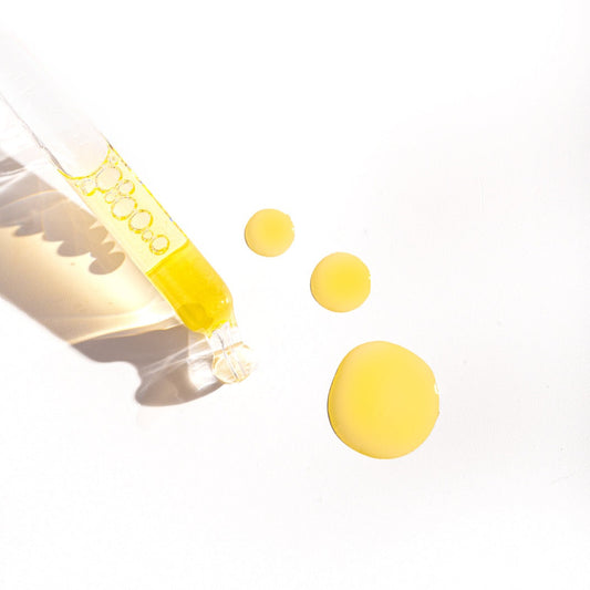 radiance face oil pipette and oil drops