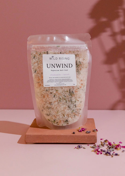 Organic Bath salt soak chamomile & Neroli