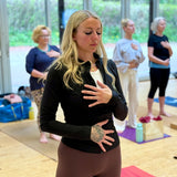 girl practising yoga