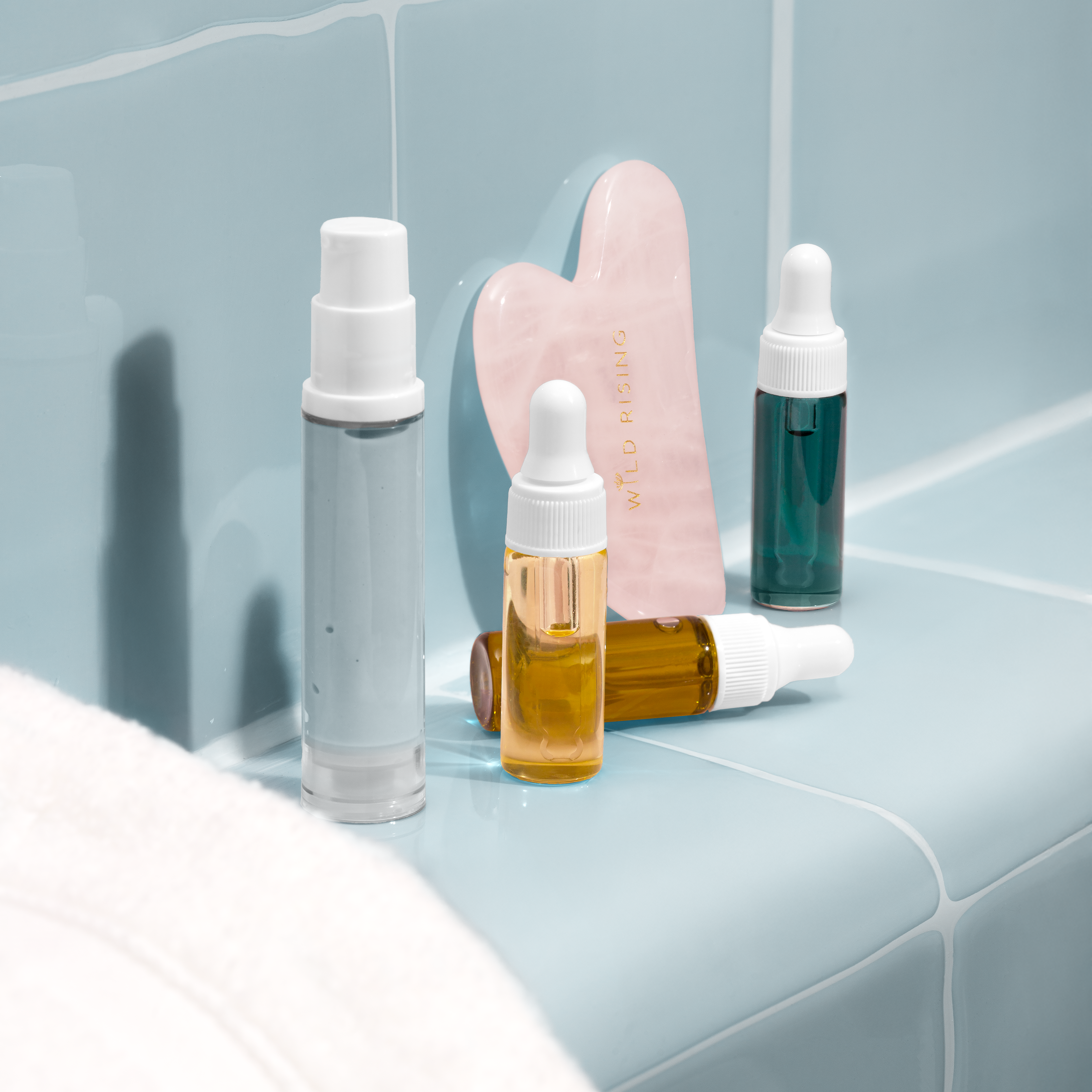 wild rising skincare minis and trial size
