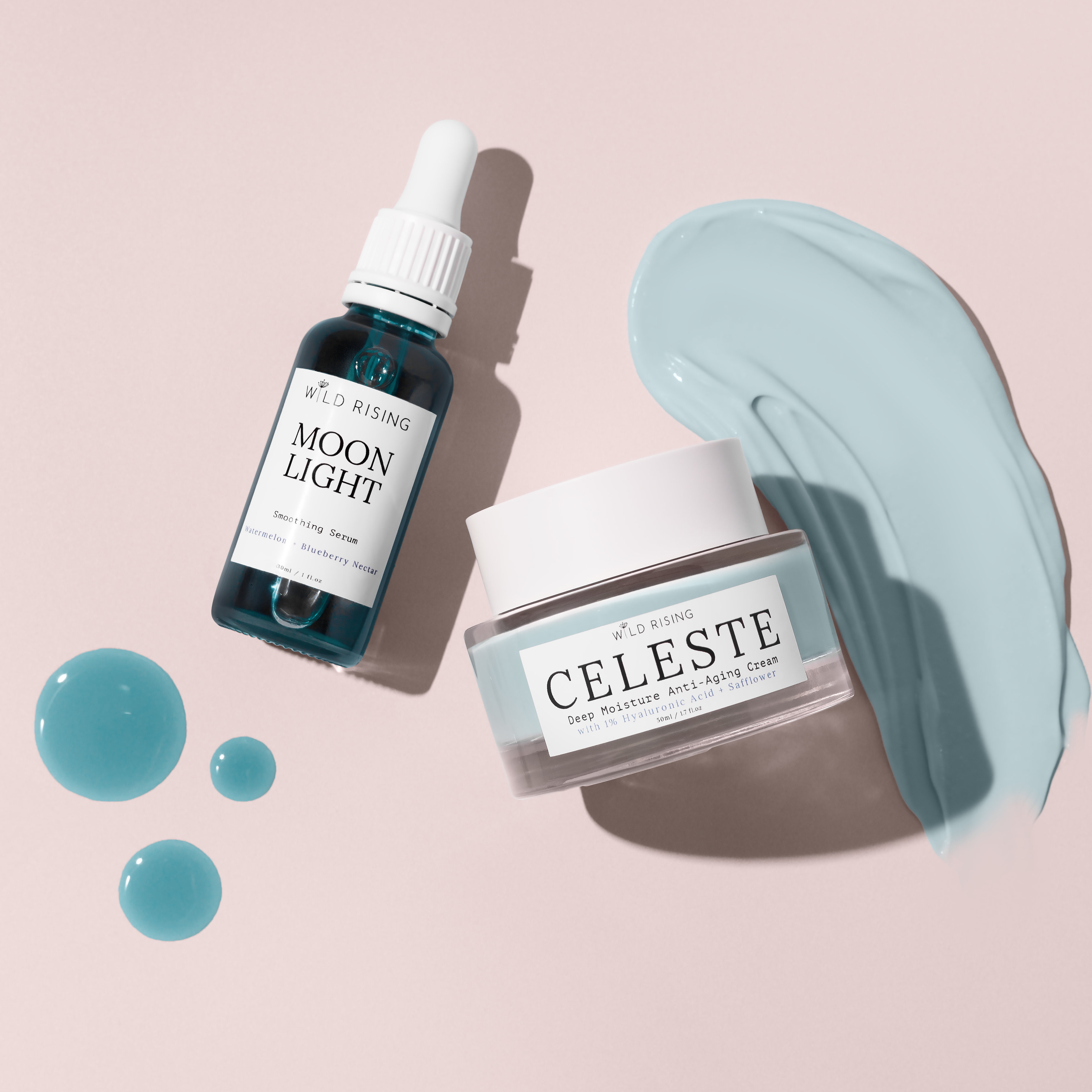 youthful glow duo set by wild rising skincare