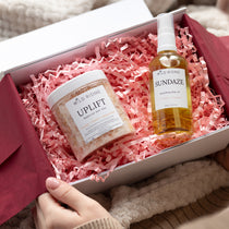 gift box being opened