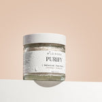 purify natural clay face mask wild rising