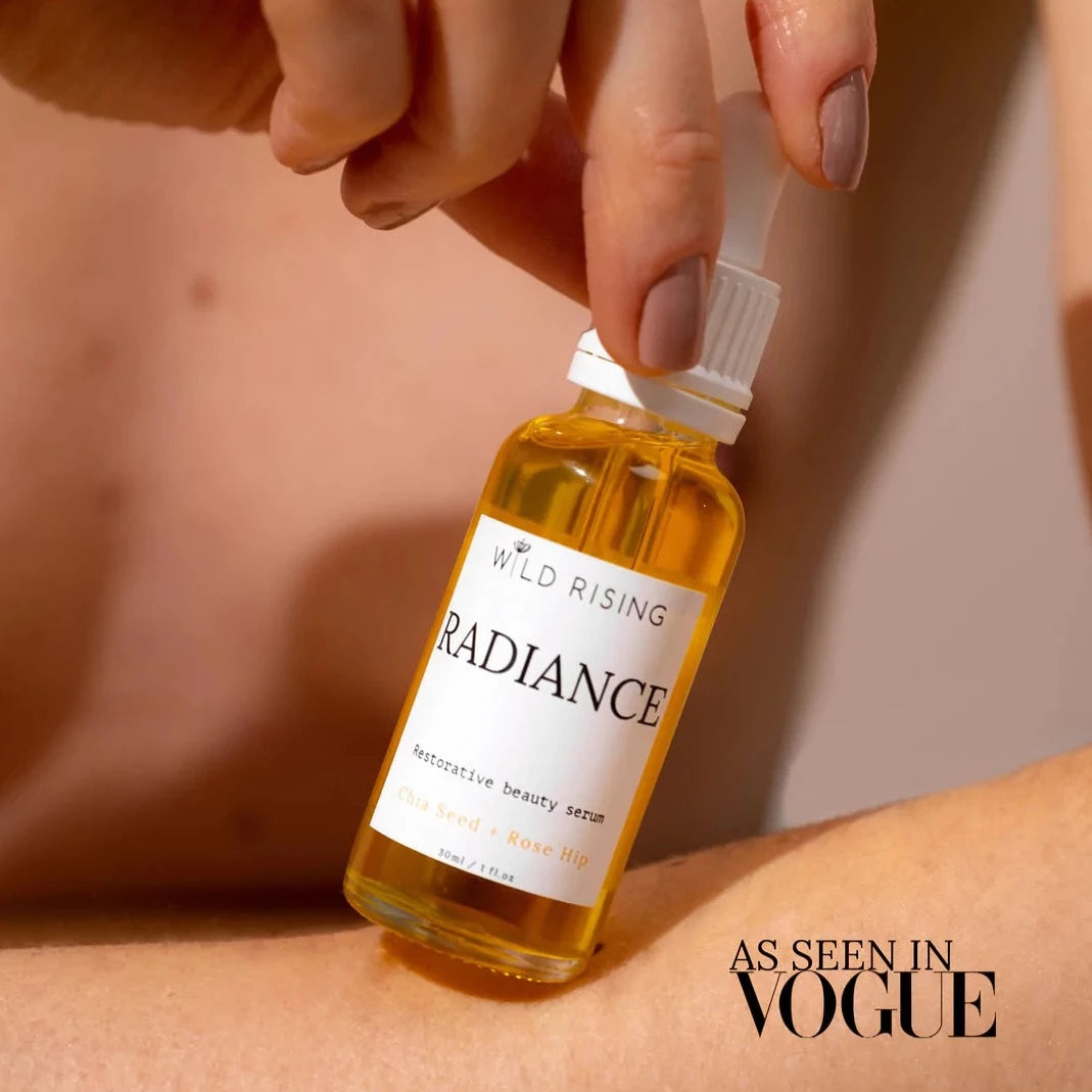 radiance face oil serum, as seen in vogue
