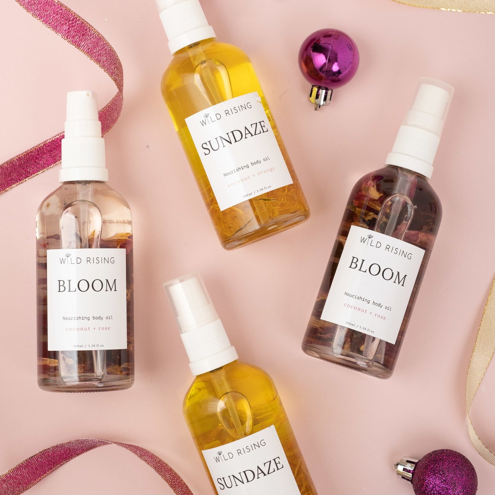 natural body oils by wild rising christmas