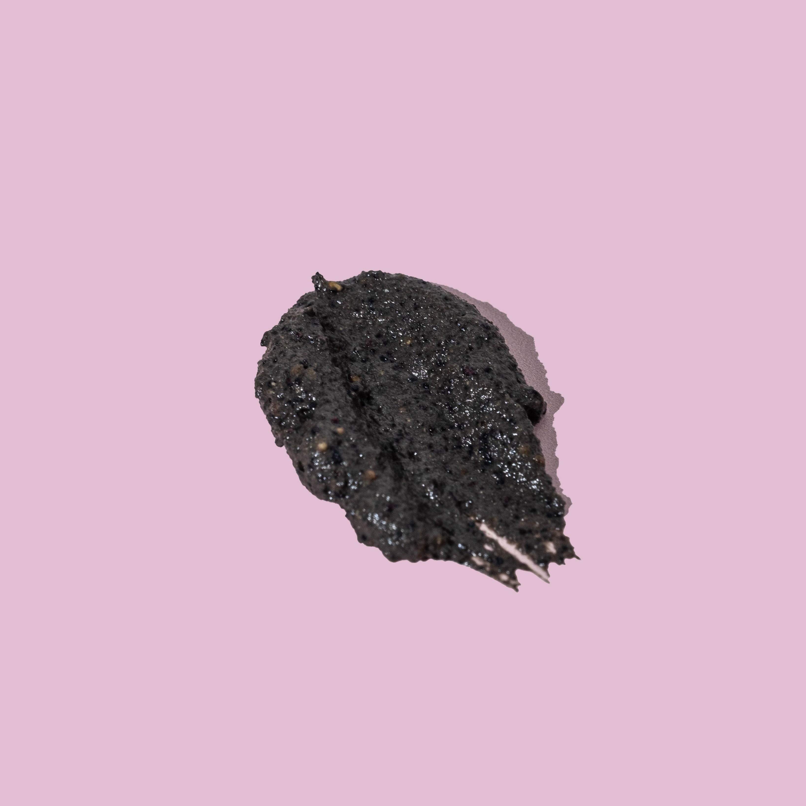 activated charcoal clay mask smudge