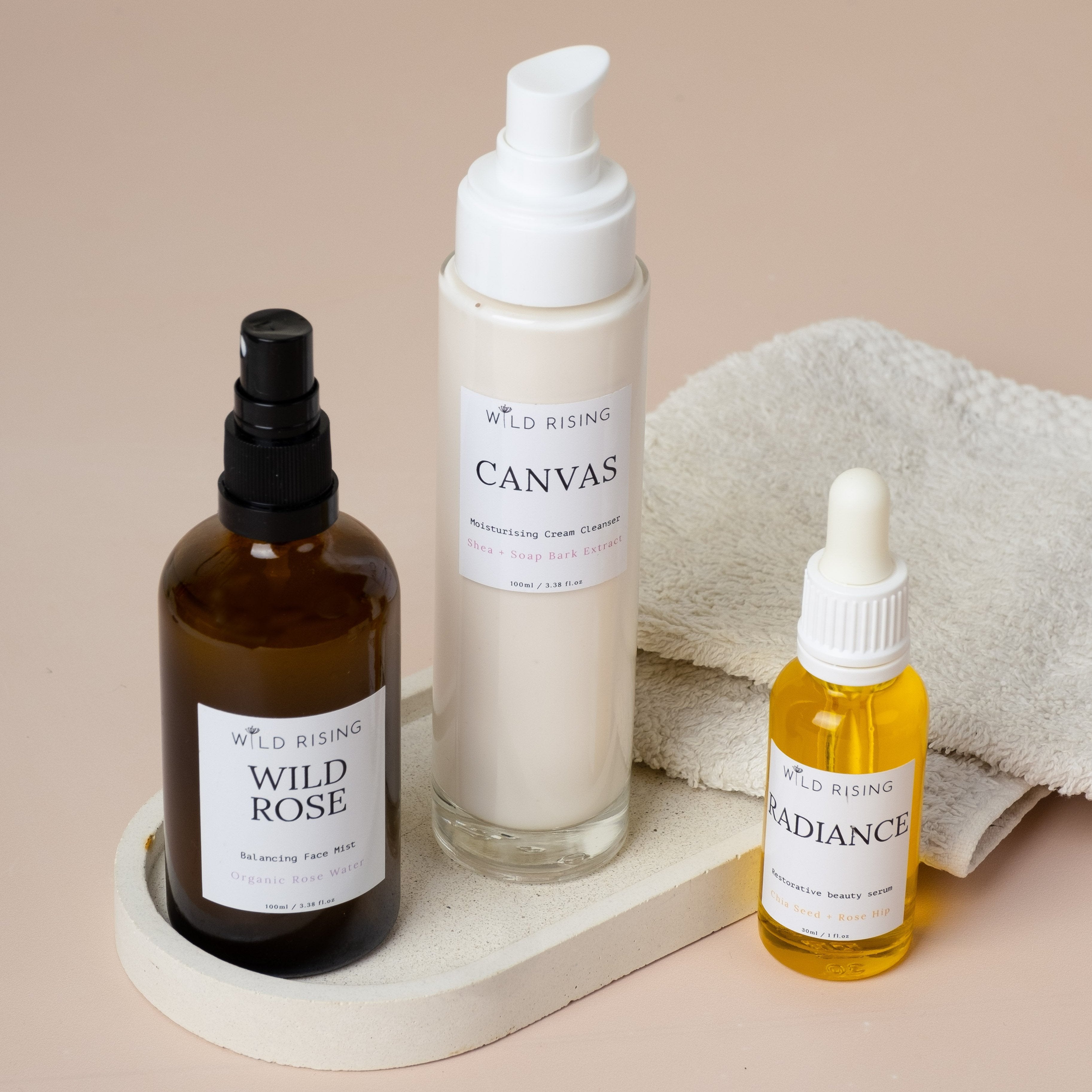 mature skincare set wild rising