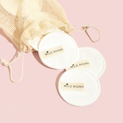 Reusable Makeup Cotton pad with wash bag