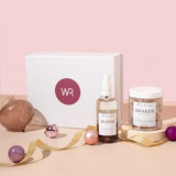wild rising switch off christmas gift set with bloom body oil and awaken bath salt