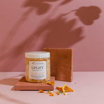 Bath salt soak orange, lemon and peppermint. Natural, Organic, Vegan, Cruelty-Free Skincare made in Devon