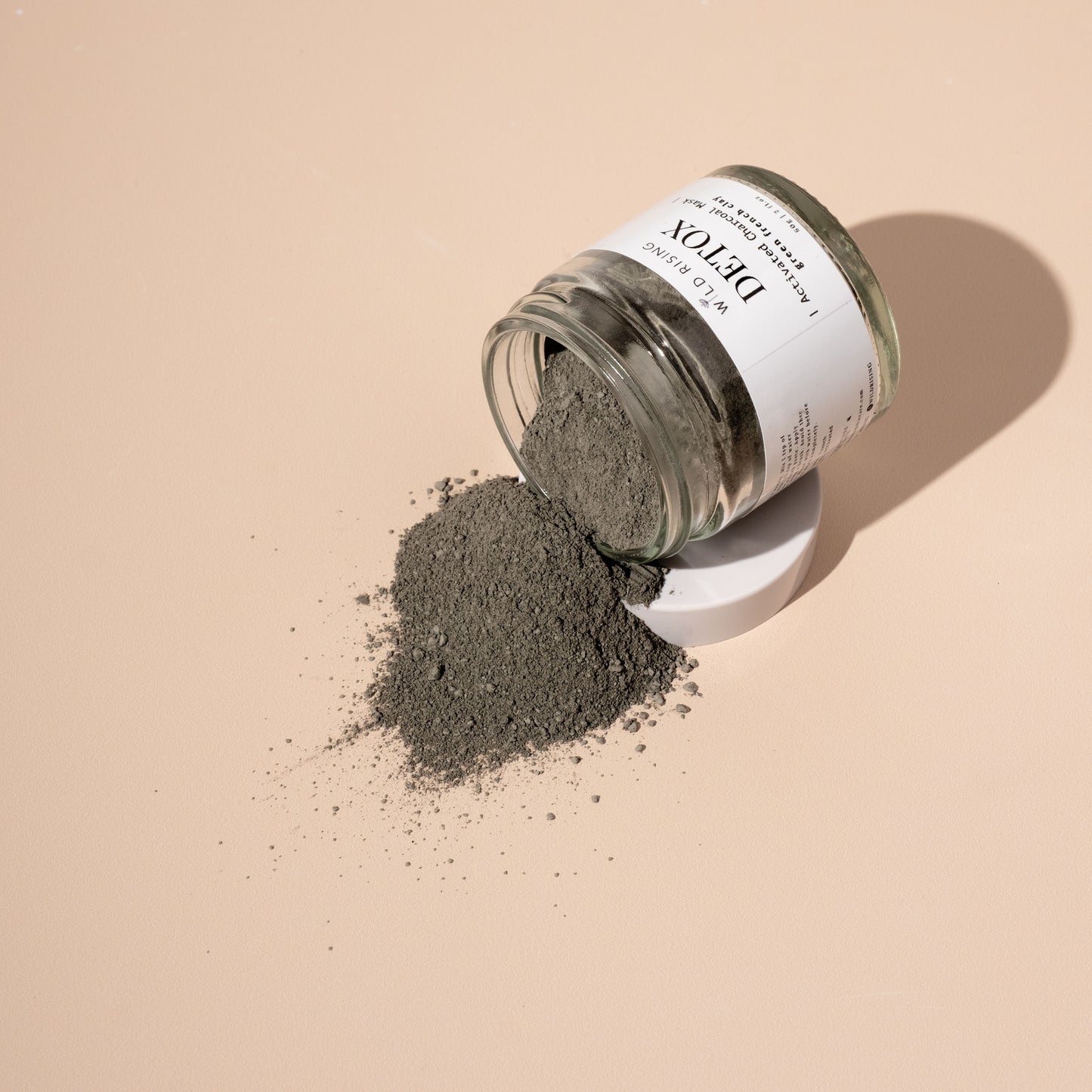 detox activated charcoal powder clay face mask